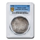 1796 Draped Bust Dollar AU-55 PCGS (Small Date, Small Letters) 1796 Draped Bust Dollar AU-55 PCGS (Small Date, Small Letters)