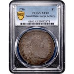 1796 Draped Bust Dollar XF-45 PCGS