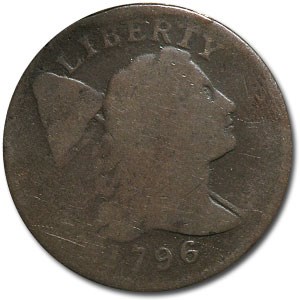1796 Draped Bust Large Cent Good