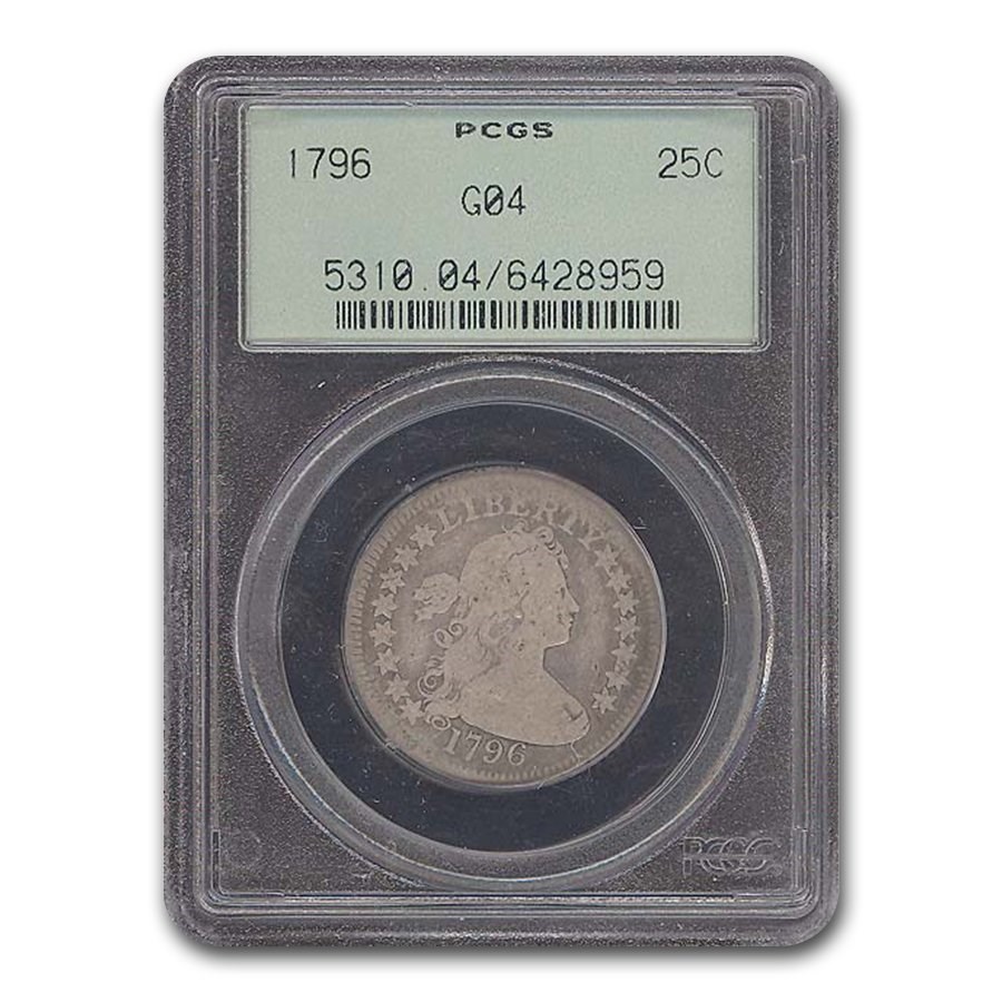 Buy 1796 Draped Bust Quarter Good4 PCGS APMEX
