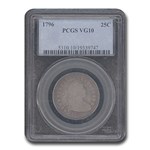 1796 Draped Bust Quarter VG-10 PCGS