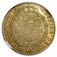 1796-NR JJ Colombia Gold 8 Escudos Charles IV AU-58 NGC