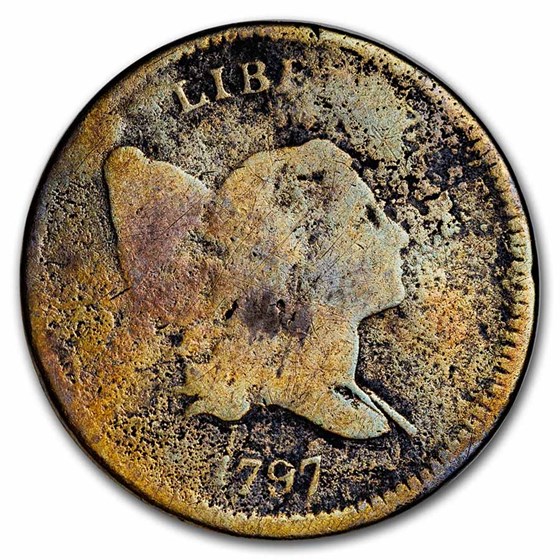 1797 1 Above 1 Half Cent Good Details 1797 1 Above 1 Half Cent Good Details
