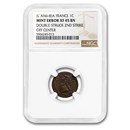 1797-1800-A France Copper Centime XF-45 NGC (Double Struck) 1797-1800-A France Copper Centime XF-45 NGC (Double Struck)