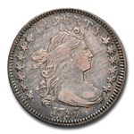 1797 Draped Bust Dime AU-55 NGC (13 Stars, JR-2)