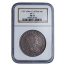 1797 Draped Bust Dollar AU-53 NGC (10x6 Lg Letters, BB-71) 1797 Draped Bust Dollar AU-53 NGC (10x6 Lg Letters, BB-71)