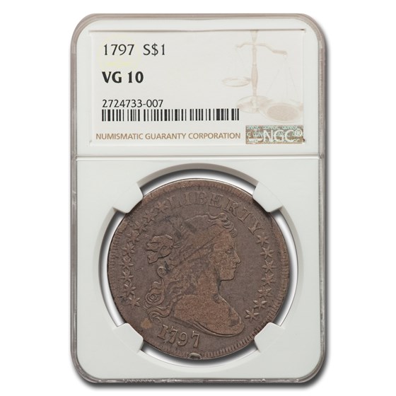 1797 Draped Bust Dollar VG-10 NGC 1797 Draped Bust Dollar VG-10 NGC