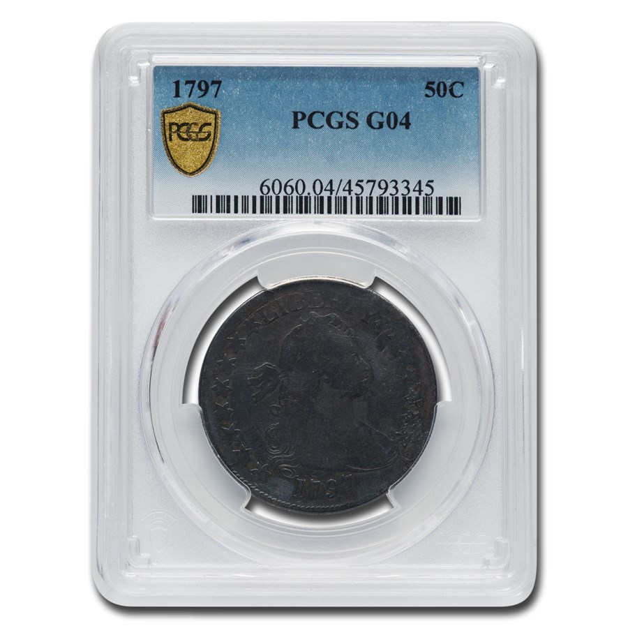 Buy 1797 Draped Bust Half Dollar Good4 PCGS APMEX