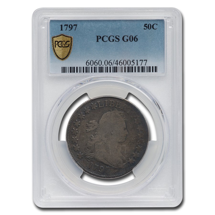 Buy 1797 Draped Bust Half Dollar Good6 PCGS APMEX