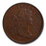 1797 Draped Bust Large Cent MS-64 PCGS CAC (BN, Rev of 97, Stems)