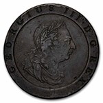 1797 Great Britain George III "Cartwheel" 2 Pence VF