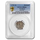 1797-N German States Nurenberg BI Kreuzer MS-64 PCGS 1797-N German States Nurenberg BI Kreuzer MS-64 PCGS