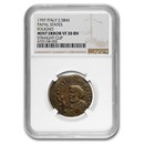 1797 Papal States 2.5 Baiocchi VF-30 NGC (Brown, Mint Error) 1797 Papal States 2.5 Baiocchi VF-30 NGC (Brown, Mint Error)