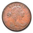 1798/7 Draped Bust Large Cent AU-58 NGC (Brown) 1798/7 Draped Bust Large Cent AU-58 NGC (Brown)