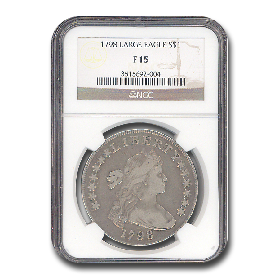AMERICAN  EAGLE  1798-draped-bust-dollar-