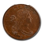 1798 Draped Bust Large Cent MS-63 PCGS (S-161, Brown)
