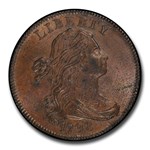 1798 Draped Bust Large Cent MS-64 PCGS (BN, S-157 1st Hair Style)