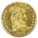 1799 $5 Capped Bust Gold Half Eagle MS-61 PCGS (BD-6 Sm Rev Star)
