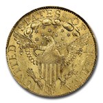 1799 $5 Capped Bust Gold Half Eagle MS-62 PCGS (Sm Stars Reverse)