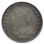 1799 Draped Bust Dollar AU-55 PCGS