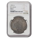 1799 Draped Bust Dollar MS-61 NGC (BB-165, B-8)