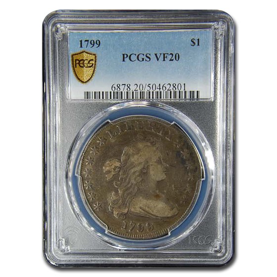 1799 Draped Bust Dollar VF-20 PCGS 1799 Draped Bust Dollar VF-20 PCGS