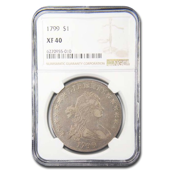 1799 Draped Bust Dollar XF-40 NGC 1799 Draped Bust Dollar XF-40 NGC