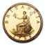 1799 Great Britain Gilt Copper Half Penny Pattern PF-66 Cameo