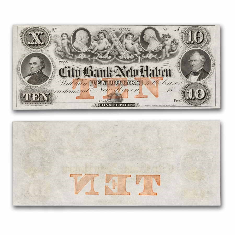 18__ $10 City Bank of New Haven, CT CU Remainder Note