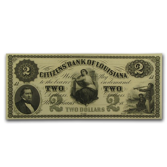 18__ Citizens' Bank of Louisiana $2.00 LA-15 ChCU