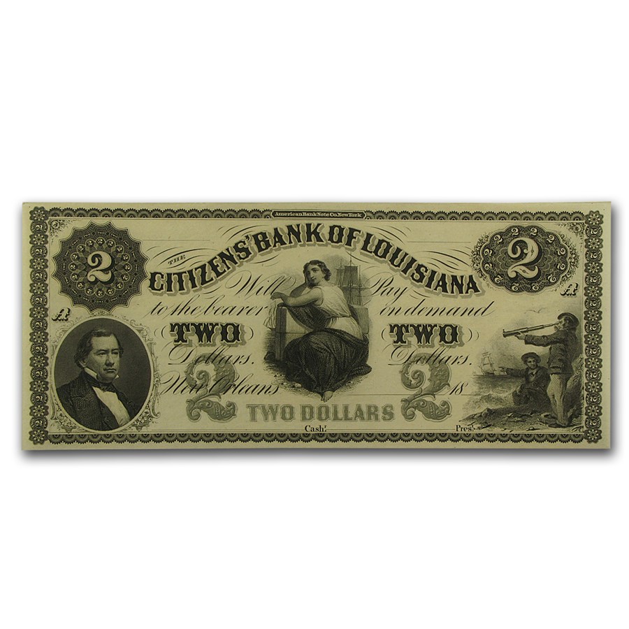 18__ Citizens' Bank of Louisiana $2.00 LA-15 ChCU