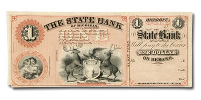 18__ The State Bank of Michigan $1 MI-160 AU 18__ The State Bank of Michigan $1 MI-160 AU