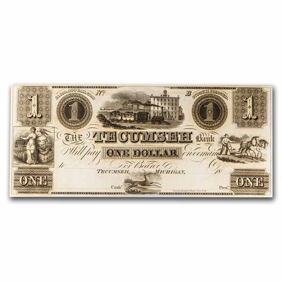18__ The Tecumseh Bank of @ Tecumseh $1 MI-440 CU 18__ The Tecumseh Bank of @ Tecumseh $1 MI-440 CU