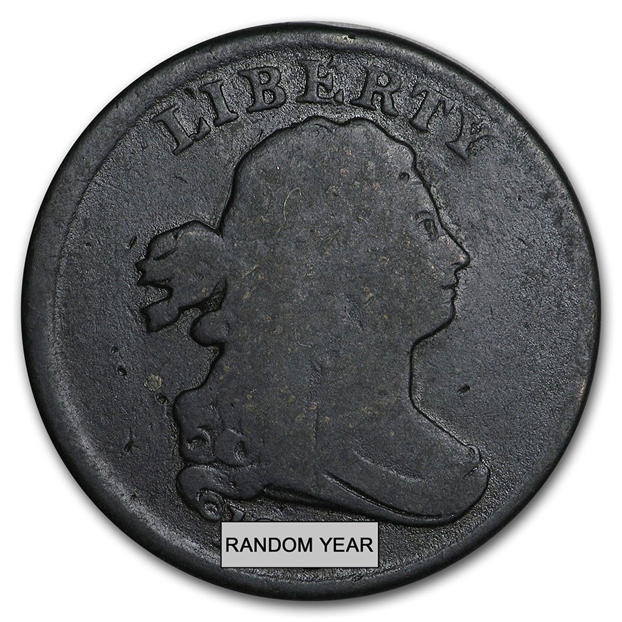 1800-1808 Draped Bust Half Cent Good/VG