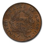 1800/79 Draped Bust Large Cent MS-63+ PCGS CAC (Brown, S-194)
