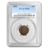 1800 Draped Bust Dime PO-01 PCGS