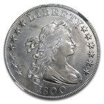 1800 Draped Bust Dollar AU Details NGC (Whizzed)