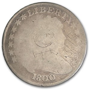 1800 Draped Bust Dollar Good Details (Graffiti) 1800 Draped Bust Dollar Good Details (Graffiti)