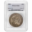 1800 Draped Bust Dollar VF-35 PCGS