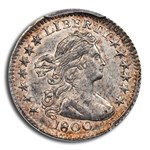 1800 Draped Bust Half Dime MS-62 PCGS