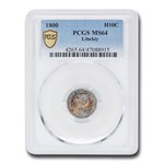 1800 Draped Bust Half Dime MS-64 PCGS (LIBEKTY)