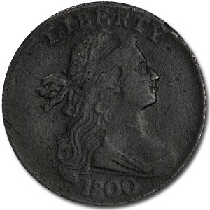 1800 Large Cent VF Details (Corroded, S. 204 R-4) 1800 Large Cent VF Details (Corroded, S. 204 R-4)