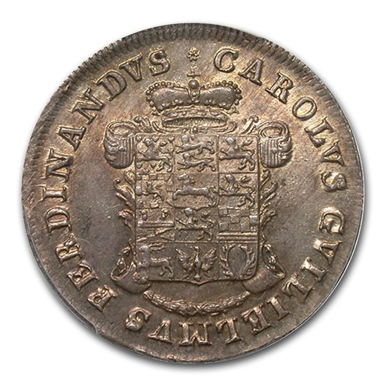1800-MC Germany/Brunswick-Wolfen. 24 Marien Groschen MS-63 PCGS 1800-MC Germany/Brunswick-Wolfen. 24 Marien Groschen MS-63 PCGS