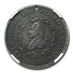 1800 Washington Funeral Medal XF-40 NGC