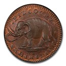 1800s Great Britain Copper Pidcock's Farthing Token MS-65 RB PCGS 1800s Great Britain Copper Pidcock's Farthing Token MS-65 RB PCGS