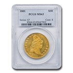 1801 $10 Turban Head Gold Eagle MS-63 PCGS