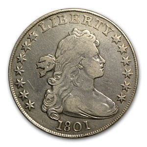 1801 Draped Bust Dollar VF 1801 Draped Bust Dollar VF