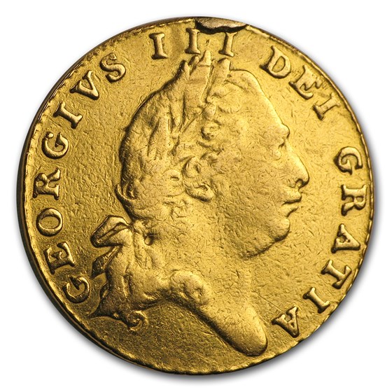1801 Great Britain Gold 1/2 Guinea George III Fine Details 1801 Great Britain Gold 1/2 Guinea George III Fine Details