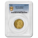 1801 Great Britain Gold 1/2 Guinea George III MS-63 PCGS