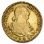 1801-M Spain Gold 2 Escudos Charles IV XF